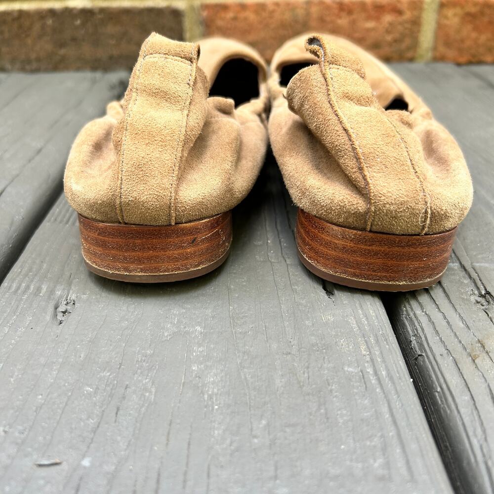 Abeo Bio System Womens Brown Suede Jean Flat Loafers Slip On Shoe Size 8N - Picture 2 of 7